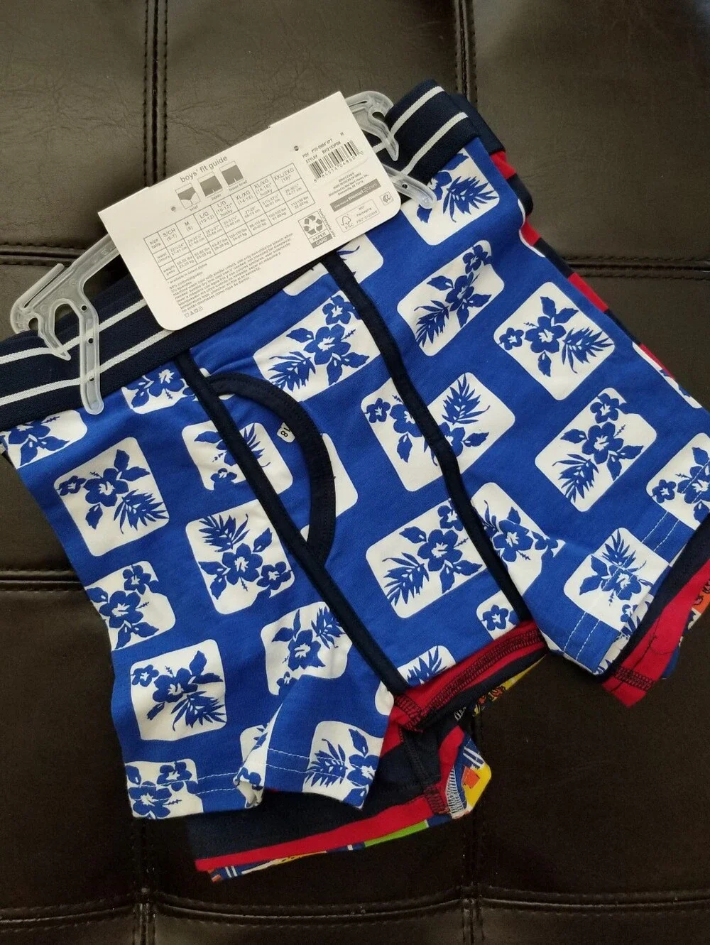 ❗Wonder Nation Boys' Boxer Briefs Medium Tropical Hawaiian Prints (Size 8)❗